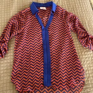 Romeo & Juliet Couture Sheer Top-Size Medium